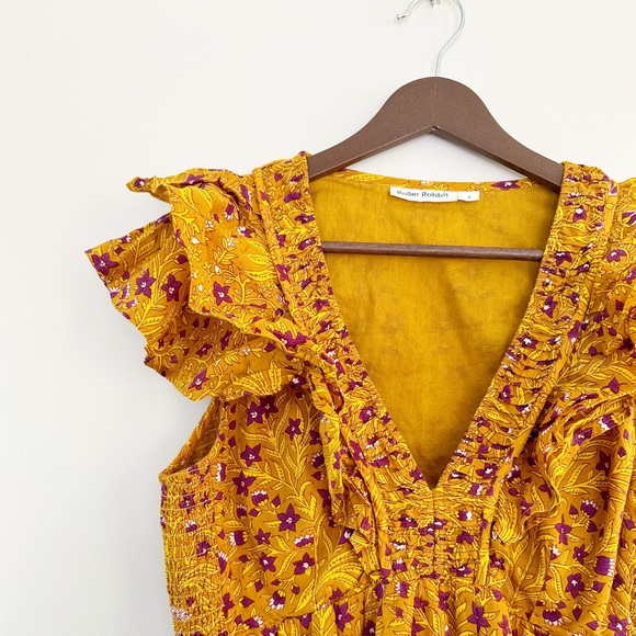 Roller Rabbit Marigold Ruffle Midi Dress - Picture 2 of 6